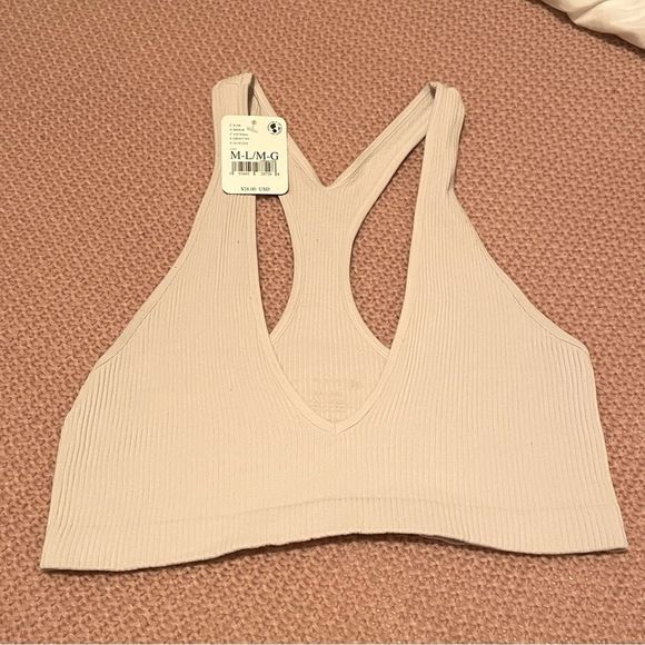 Free People | Intimately Ribbed Bralette Size M/L - Picture 6 of 8